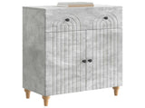 Sideboard Concrete Grey 66 x 34.5 x 90 cm Engineered Wood 894178