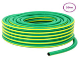 Garden Hose 5-Ply Green and Yellow 1" 20 m PVC 42035832