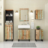 5 Piece Bathroom Furniture Set Solid Wood Reclaimed 3200647