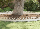 Lawn Edgings 20 pcs White 103 x 0.05 x 22 cm Steel 874832