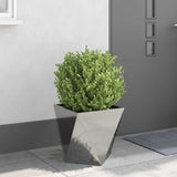 Planter 2 pcs Silver 40 x 40 x 40 cm Galvanised Steel 883833