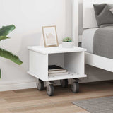TV Stand White 37 x 35 x 35 cm Engineered Wood 891048
