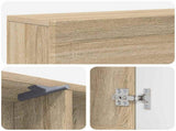 Fireplace Surround Sonoma 102 x 18 x 100.5 cm Engineered Wood 8006608