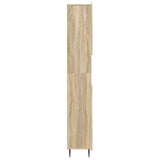 Bathroom Cabinet with Open Shelf ZWOLLE Sonoma Oak 896377