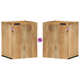 Bathroom Hanging Cabinet Brown 38x33.5x48 cm Solid Wood Mango 4017740