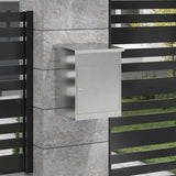 Parcel Drop Box Silver 47.5 x 38 x 59 cm Stainless Steel 874944