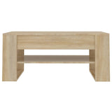 Coffee Table Sonoma Oak 102x55x45 cm Engineered Wood 810902