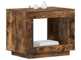 Side Table Smoked Oak 60 x 40 x 65 cm Engineered Wood 899899