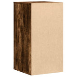 Corner Chest of Drawers Smoked Oak 40x41x76 cm Engineered Wood 852865