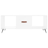 Coffee Table White 102x50x40 cm Engineered Wood 829268