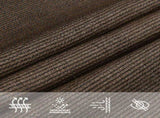 Sunshade Sail 160 g/m Brown 6x6 m HDPE 311774