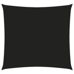 ZNTS Sunshade Sail Oxford Fabric Square 4x4 m Black 135744