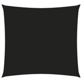 ZNTS Sunshade Sail Oxford Fabric Square 4x4 m Black 135744