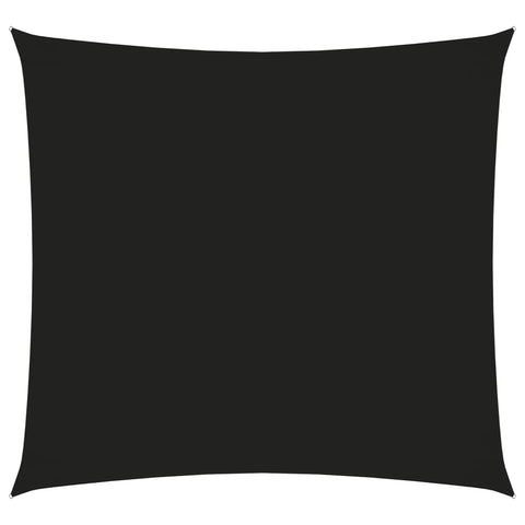 ZNTS Sunshade Sail Oxford Fabric Square 4x4 m Black 135744