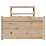 Bed Frame with Headboard without Mattress 100x200 cm 3306017