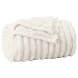 Throw Blanket Cream 270 x 240 cm Fleece 42016856
