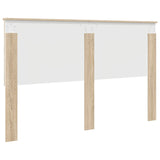 Headboard with Headboard Sonoma Oak 160 cm Engineered wood 887739