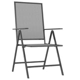 Garden Dining Set Anthracite Powder-Coated Steel Standard 3187984