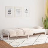 ZNTS Day Bed without Mattress White 90x200 cm Solid Wood Pine 820413