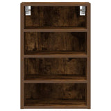 Hanging Cabinet Riga Smoked Oak 40x29.5x60 cm Engineered Wood 854179
