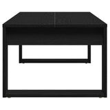 Coffee Table Black Oak 102 x 50 x 35 cm Engineered Wood 862071