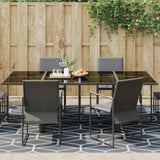 Outdoor Rug Geometric ARAKIL Grey and White 300 x 250 cm 42003468