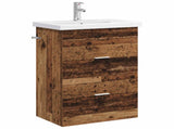 Bathroom Furniture Set Old Wood 61 x 40 x 84.5 cm 3404372