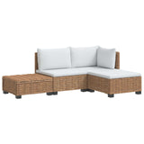 4 pcs Rattan Lounge Set with Cushions GENDT Natural Rattan 3429844