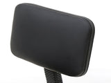 Round Shape Adjustable Salon Stool with Back Black 28184320