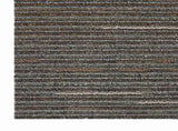 Carpet Tile Striped Dark Brown 50 x 50 cm 36 pcs PP and Bitumen 42032473