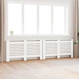 Radiator Covers 2 pcs White 152x19x81.5 cm MDF 3051375