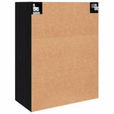 Storage Cabinet Wall-mounted Black Oak 69.5 x 34 x 90 cm 879467