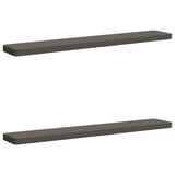 2-Piece Bench Cushions VUGHT 2 pcs 100% Polyester Grey 950899