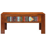 ZNTS Coffee Table 90x50x40 cm Solid Wood Acacia 4016486