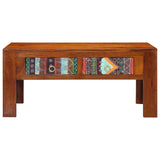 ZNTS Coffee Table 90x50x40 cm Solid Wood Acacia 4016486