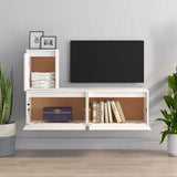 TV Cabinets 3 pcs White Solid Wood Pine 3100175
