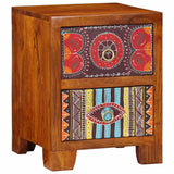 Bedside Cabinet 2 pcs 35x35x45 cm Solid Wood Acacia 4016493