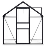 Greenhouse with Base Frame Anthracite Aluminium 3.61 m 48215