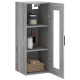 Wall Mounted Cabinet Grey Sonoma 34.5x34x90 cm 828922