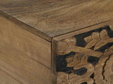 Coffee Table Brown 80 x 50 x 40 cm Solid Mango Wood 4018337