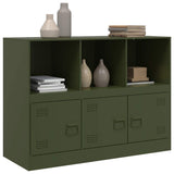 Sideboard Olive Green 99x39x73 cm Steel 841791