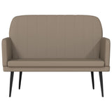 Bench Cappuccino 107x80x81 cm Faux Leather 351403
