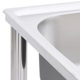 Camping Sink Single Basin Stainless Steel 151210
