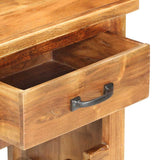 287482 Wine Cabinet 40x30x80 cm Solid Acacia Wood