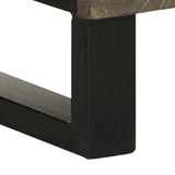 Bathroom Cabinet Black 38x33x160 cm Solid Wood Mango 4017706