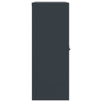 ZNTS File Cabinet Anthracite 90x40x105 cm Steel 339739