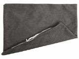 Cushion Cover 6 pcs HEERLEN Dark Grey 70 x 70 cm Corduroy 913260