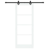 Sliding Door Manual ORKDAL White 86 x 211 cm Wood and metal 3332174