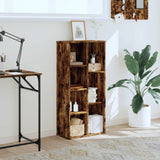 Bookcase Smoked Oak 50x25x105 cm Engineered Wood 852793