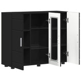 Wooden Cabinet Black 88.5 x 30.5 x 73 cm Engineered Wood 880302